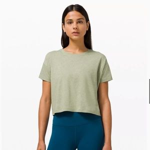 Cates T-Shirt Heathered Rosemary Green